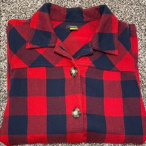 Women’s Cabelas Plaid Button Down Shirt NWOT